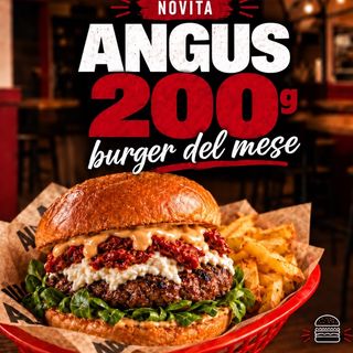 Angus burger + patate da re