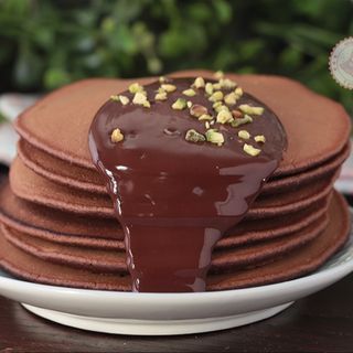 Pancake cioccolato fondente