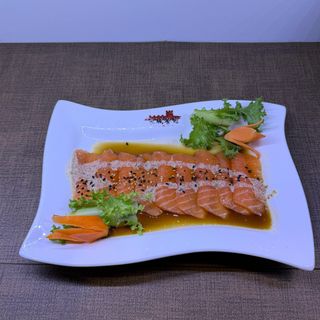 208. Carpaccio di salmone 8 pezzi