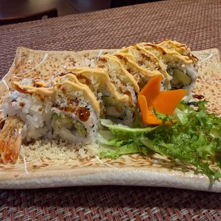 264. Uramaki gambero tempura 8 pezzi