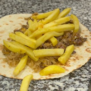 Piadina carne di cavallo e patatine