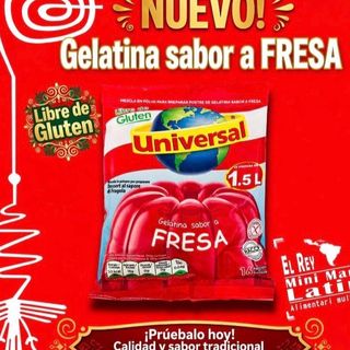 Gelatina gusto fragola 250g-gelatina gustto fresa 250g