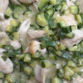 Bocconcini di pollo con verdure