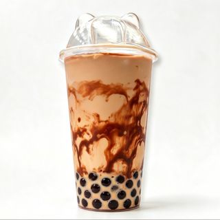 Classic bubble tea with crispy pops