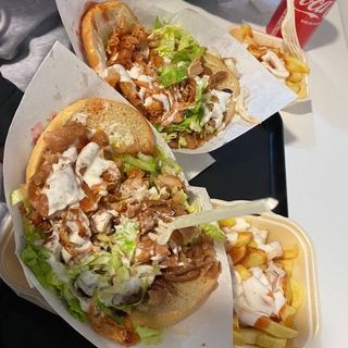 Panino kebab menu