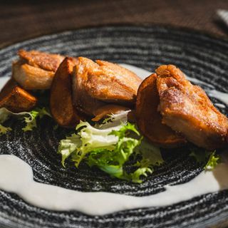 Pollo, patate e parmigiano