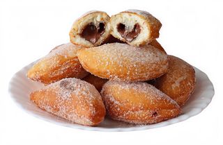 panzerotto con nutella