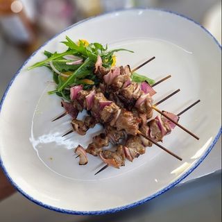 Grilled Lamb & Onion Skewers