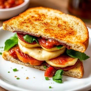 Halloumi Chutney Panini