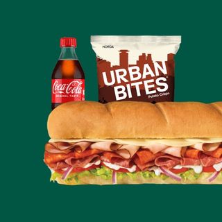 Triple Meat Delight Footlong +Packet of Crisps+ 500ml Bottled beverage