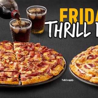 Any x2 Medium Pizzas + x2 Free 500ml Sodas