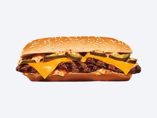 Extra Long Chili Cheeseburger