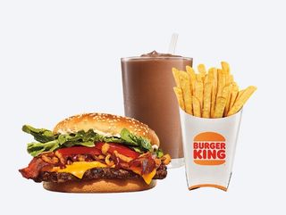 Steakhouse Burger Combo + Free Milkshake