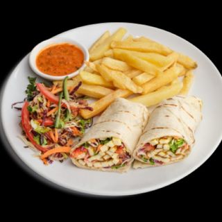 Spicy Chicken Shawarma Wrap