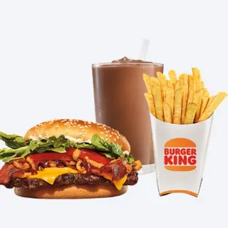 Steakhouse Burger Combo + Free Milkshake