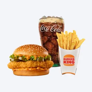 Spicy Crispy Veggie Burger Combo
