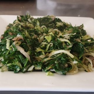Cabbage and Spinach Mixed