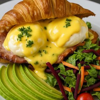 Everyday Croissant Benedict
