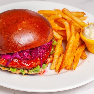 Korean BBQ chicken Burger