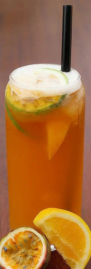 Passion iced tea lemonade