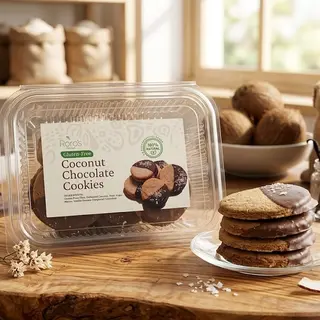 Gluten Free Coconut & Chocolate Cookies