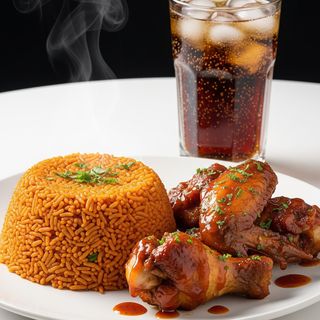 Jollof Wings Box + Soda