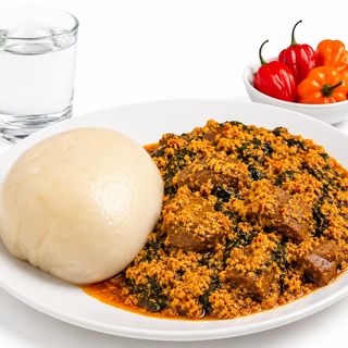Egusi Soup with Swallow