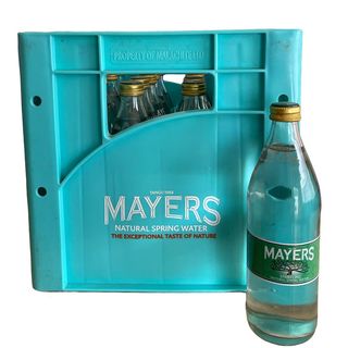 Mayers Sparkling Water Glass Bottle 12 Pack 750ml