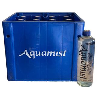 Aquamist Mineral Water Glass Bottle 12 Pack 750ml