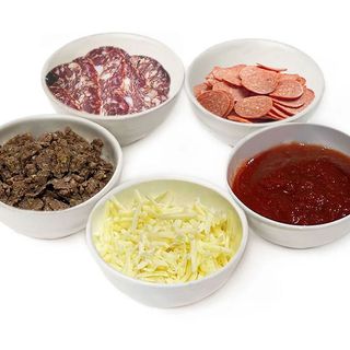 Chicken, Meat. Cheese