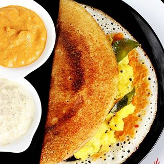 Garlic Butter Masala Dosa