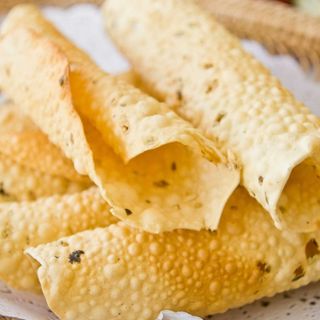 Plain Papad (Roasted/Fried)