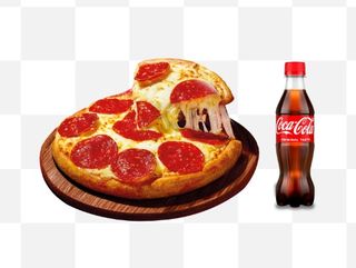 Small Pizza+ 350ml Drink (Pepperoni)