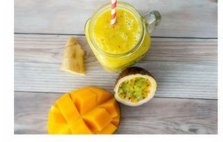 Mango passion juice.