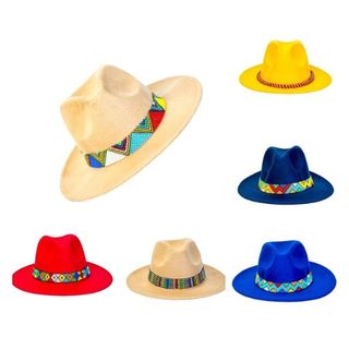 African Beaded Crown Huts