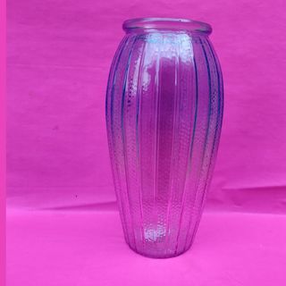 Aurora Ribbed Glass Vase