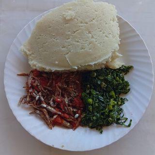 Omena wet fry ugali