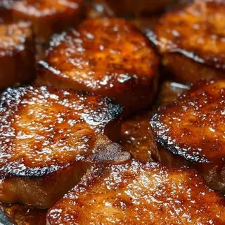 BBQ pork chops-1/4 with fries
