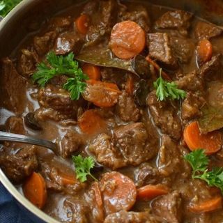 Beef stew .