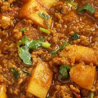 Minced meat.