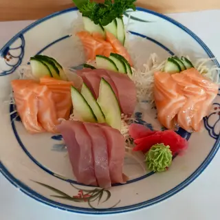 Tuna and Salmon Sashimi