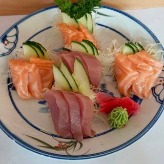 Tuna and Salmon Sashimi