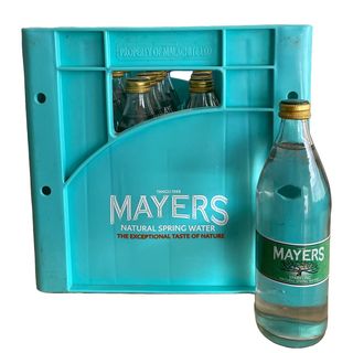 Mayers Sparkling Water Glass Bottle 12 Pack 750ml