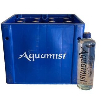 Aquamist Mineral Water Glass Bottle 12 Pack 750ml