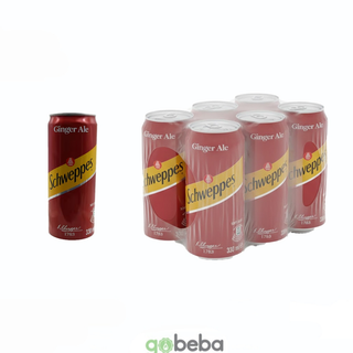 Schweppes Ginger Ale Tonic Water 6pack 330Ml