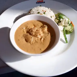 Swahili Prawns with Rice