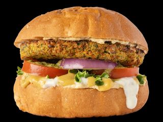 Falafel burger (V)