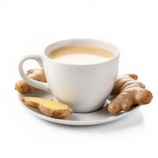 Ginger milk tea