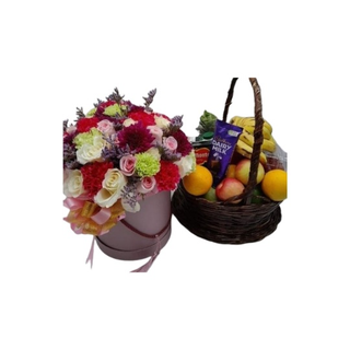 Fruits and Flower Basket