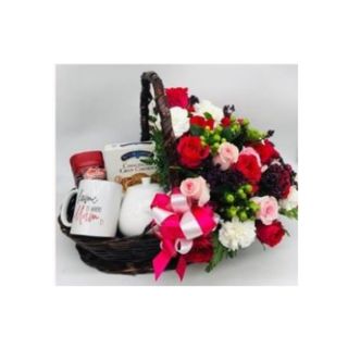 HOME IS BEST ENGLISH TEA BASKET